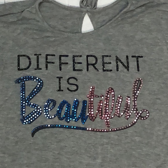 Girls' Different is Beautiful T-shirt - Picture 2 of 4